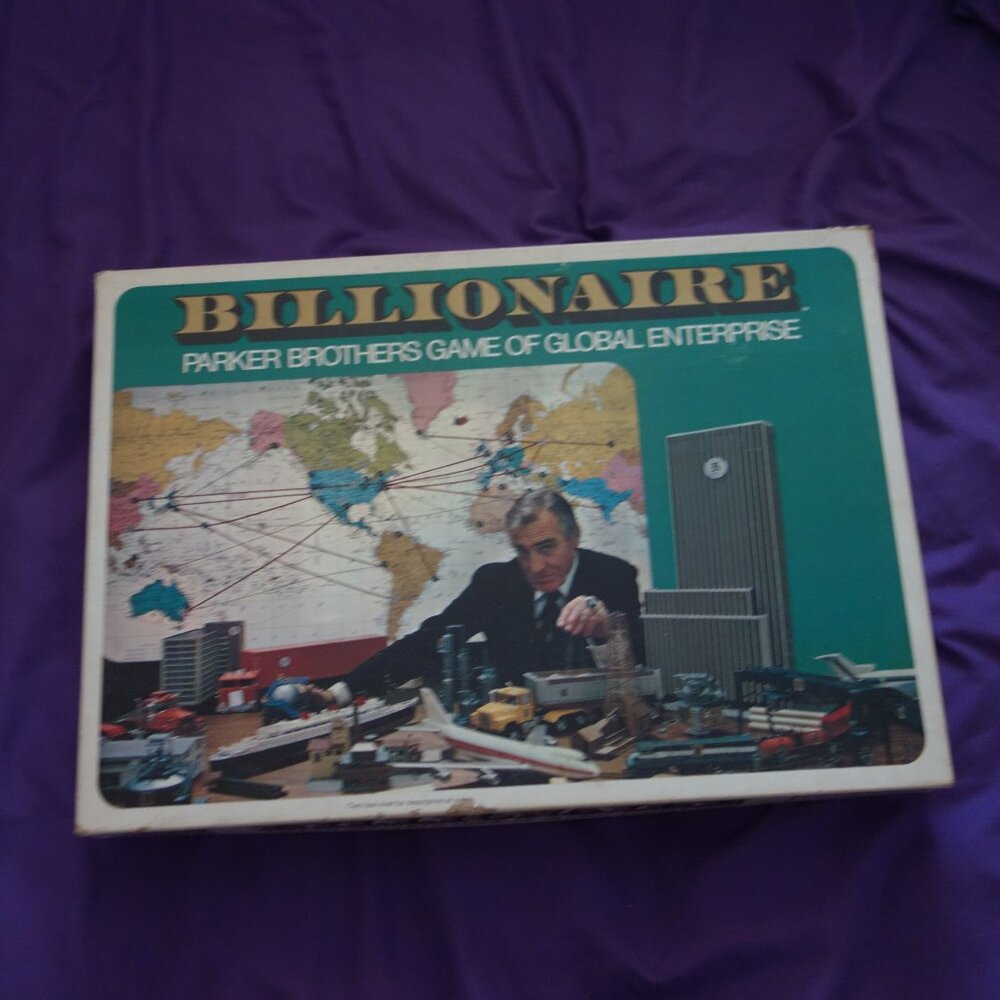 Vintage 1973 Parker Brothers Billionaire No. A-5 Board Game 2-4 Players Ages 10+
